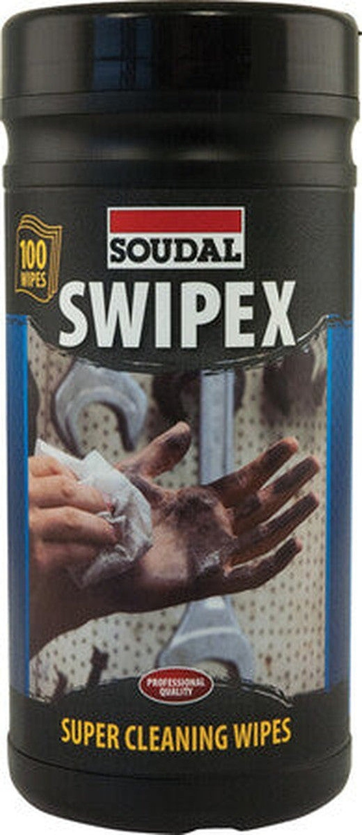 Soudal Swipex cleaning wipes for removing adhesives and sealants