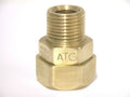 Verchroomde messing koppeling D 20 x 4/4" M – Boagaz