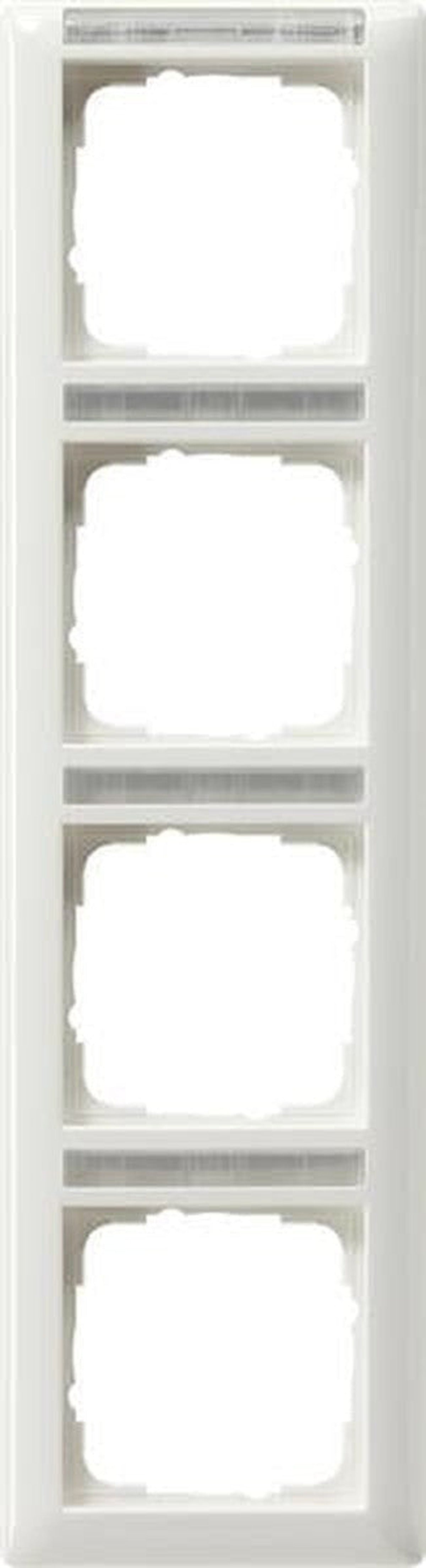 Gira Standard 55 bright white cover frame