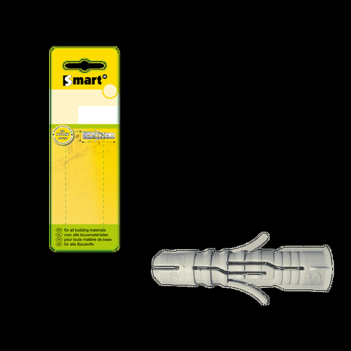 SMART multifunctionele plug "BP" 12x60/4st