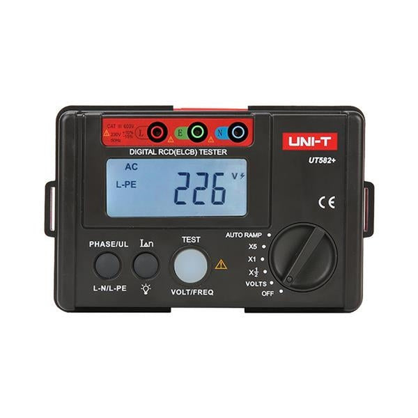 UT582+ is mainly used to detect whether the circuit's RCD can be tripped normally
