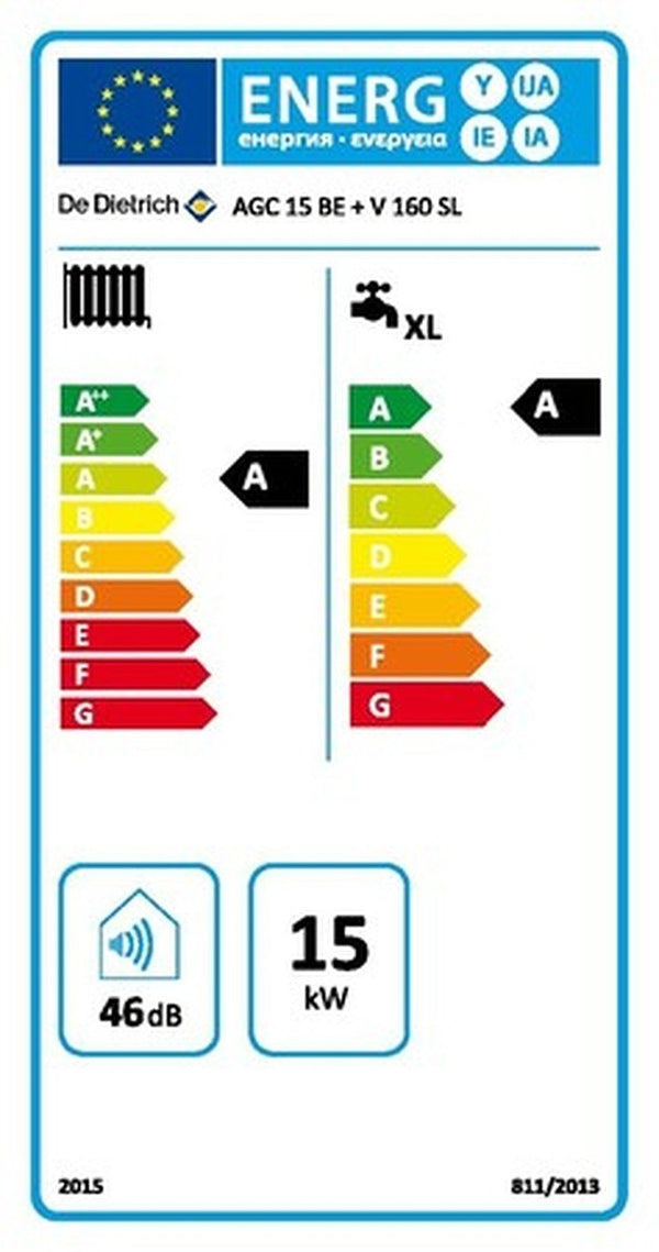 15kW condensing gas boiler with 160L tank
