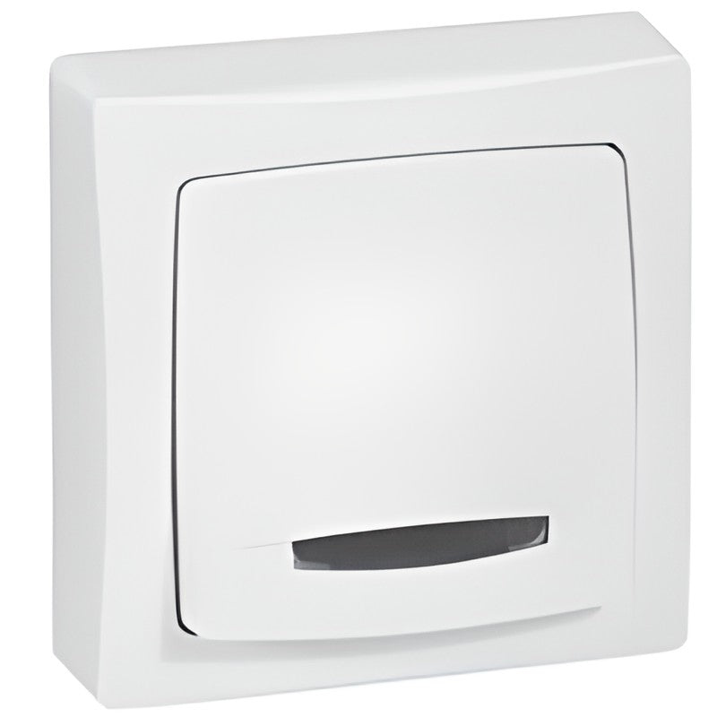 Oteo illuminated push button 6A - 250V - monobloc