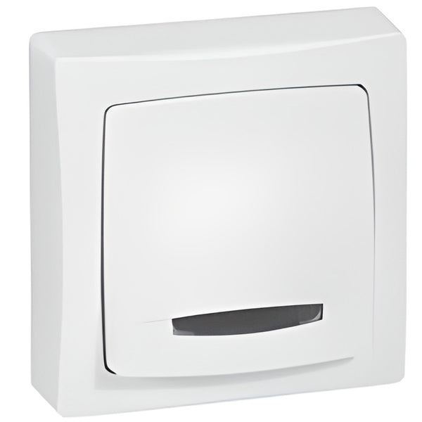 Oteo illuminated push button 6A - 250V - monobloc