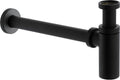 DESIGN SIPHON NOBILI 5/4" ROND MATZWART