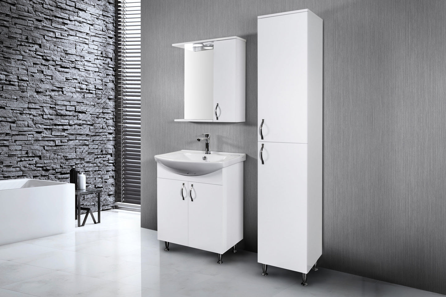 ALONI ALECO UNDER-COUNTER CABINET (65CM) - WHITE - Professional Price