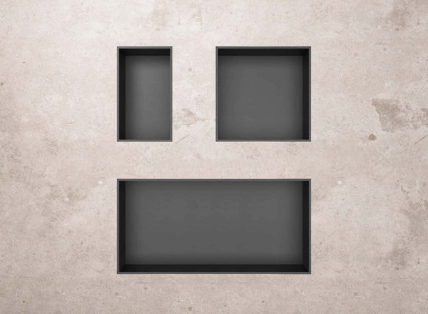 ALONI NICHE ENCASTRÉE (300X600X100MM) - GUNMETAL