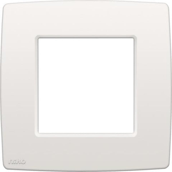 Witte enkele plaat
