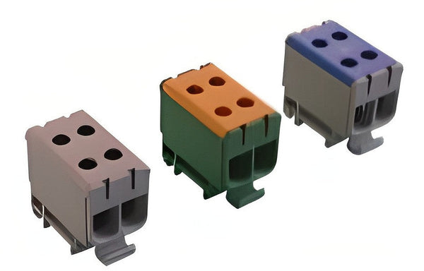 Distribution block 4 x 16 - 95mm² Blue