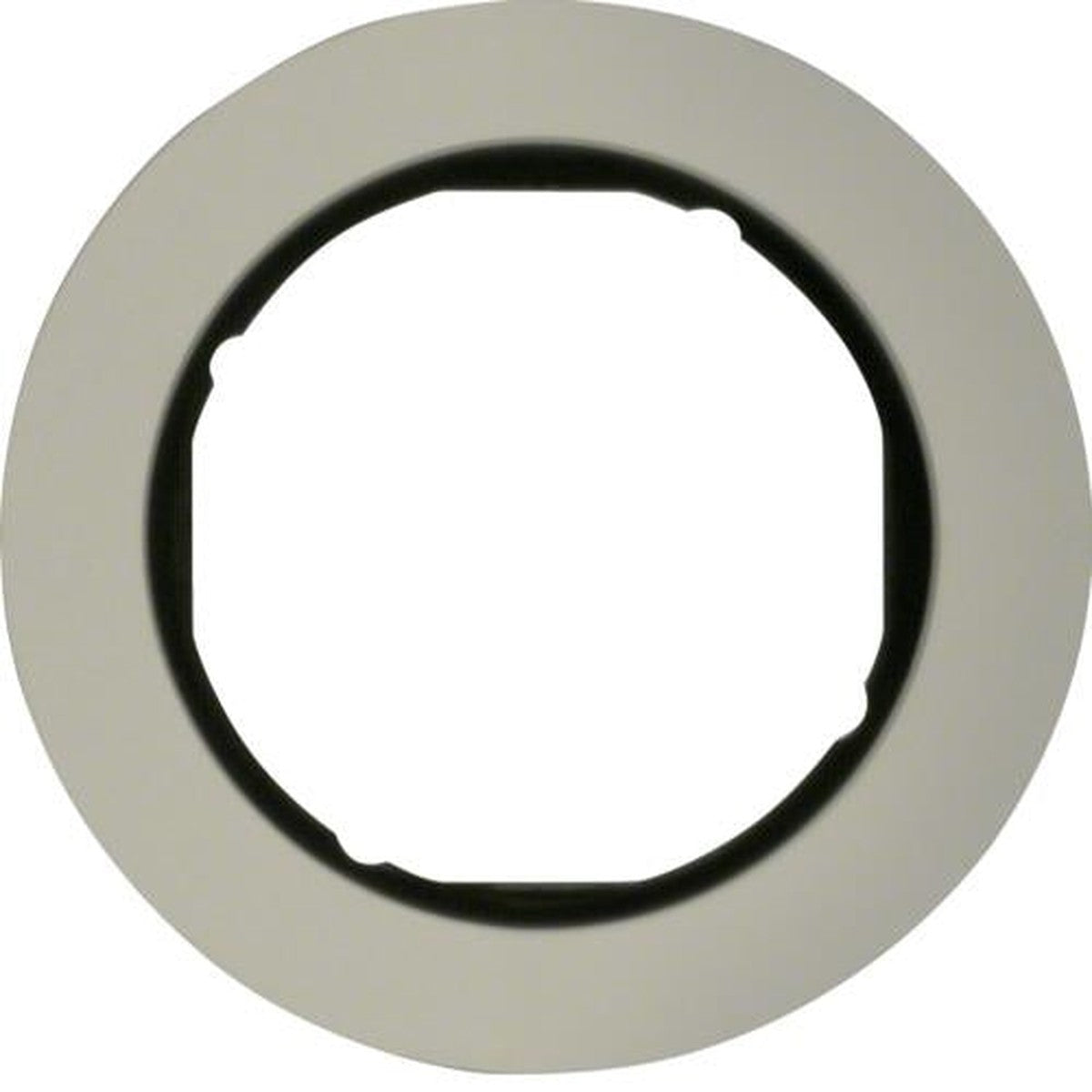 Cover plate 1-gang Berker R.Classic series Alu / Black