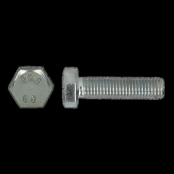 Tapbout 8.8 DIN933/934 M6x60 Zn/17 stuks