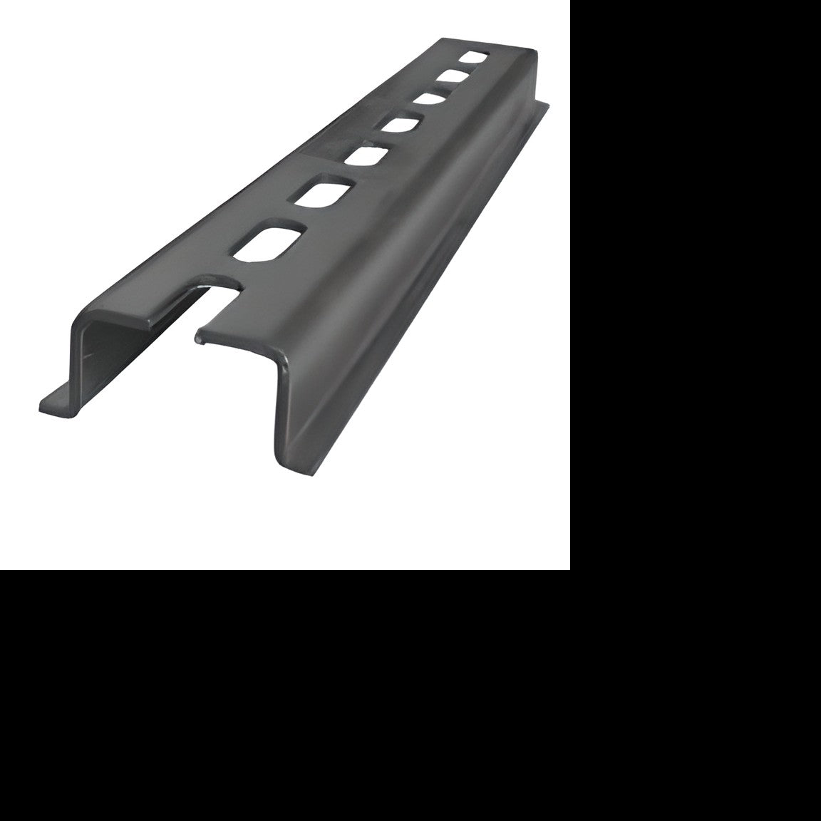 Rail Norm 50022 symmetrisch gegalvaniseerd geperforeerd 6 mm