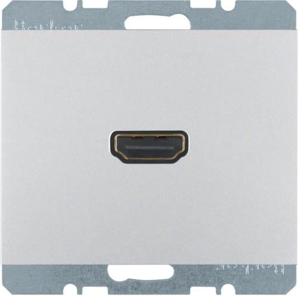 Berker K.5 Aluminum HDMI Socket