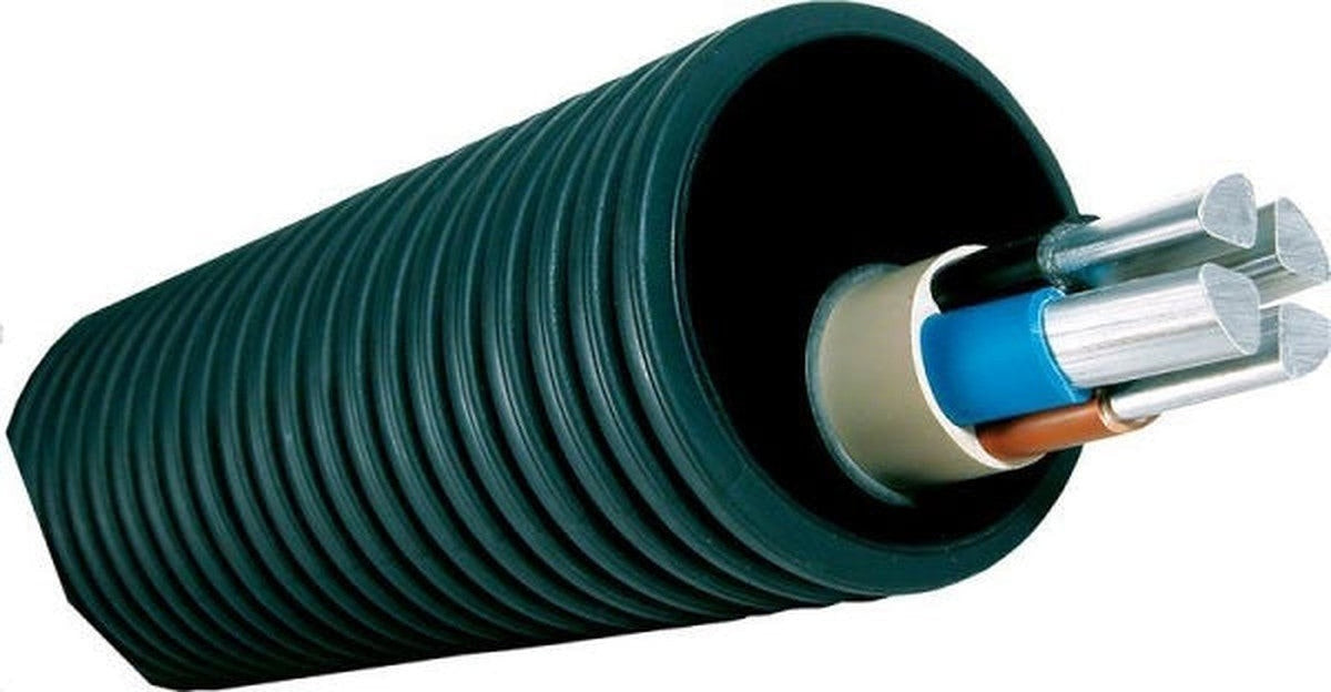 Black protection tube 110mm diameter 6m roll