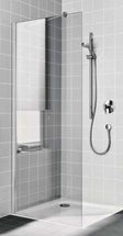 Kermi Walk-In Cada XS paroi avec fixation mural 1200x2000 mm