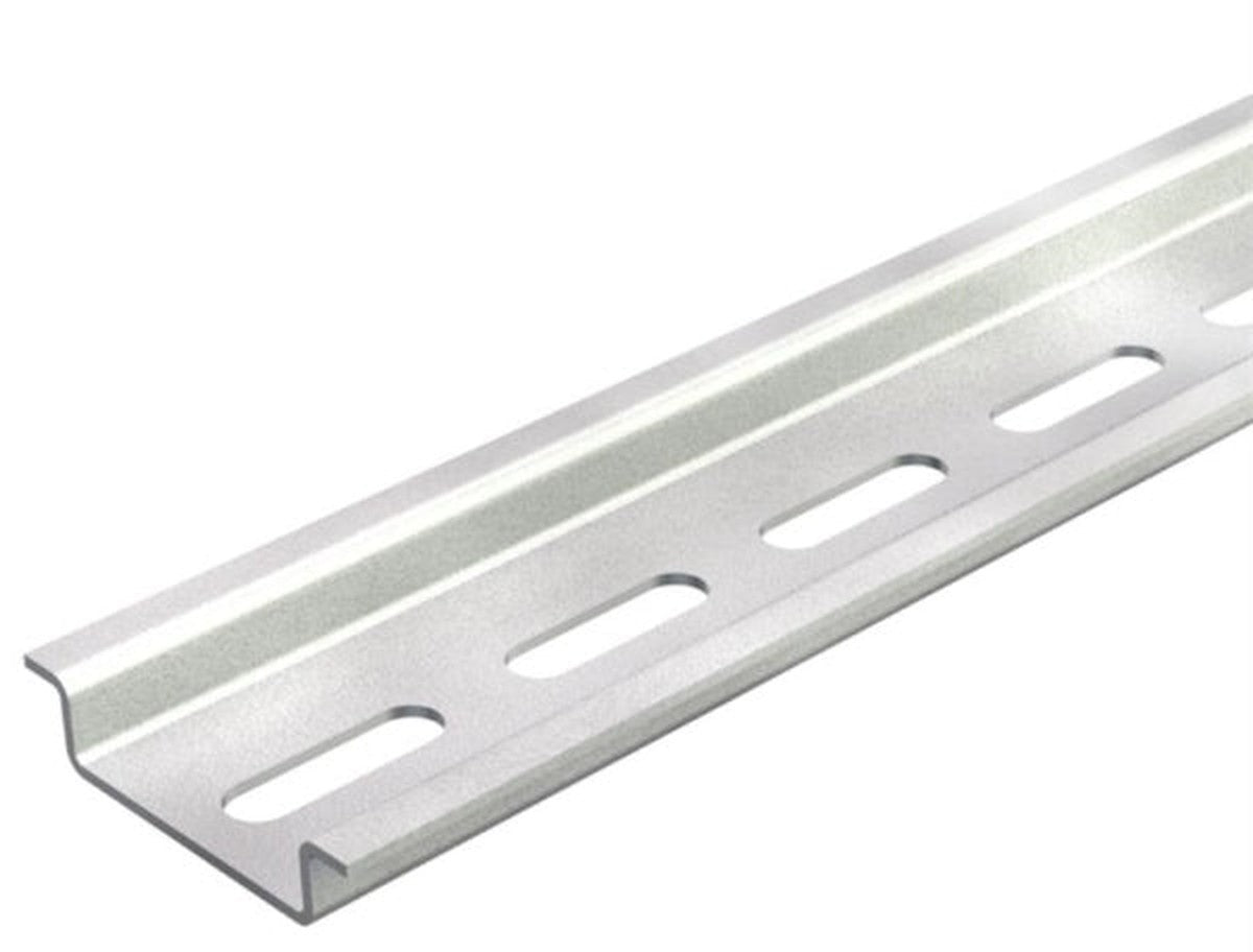 DIN-rail 35 x 7,5 mm geperforeerd