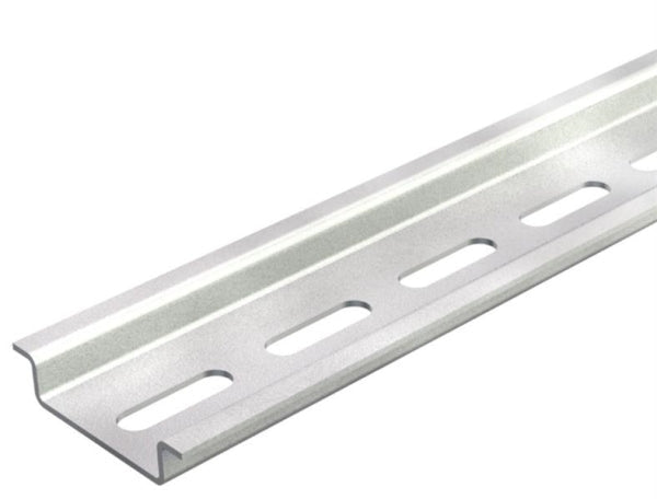 DIN-rail 35 x 7,5 mm geperforeerd