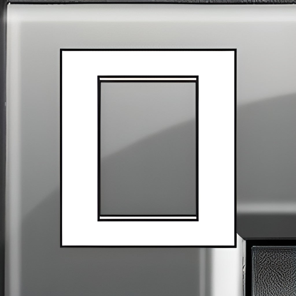 6-module rectangular plate LivingLight - London Fog