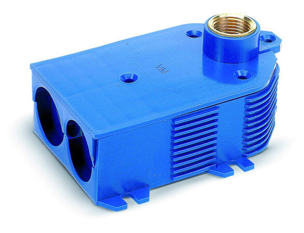 SYSTEMPEX dubbele sanitair-/verwarmingsbehuizing D3/4"M 1/2"F