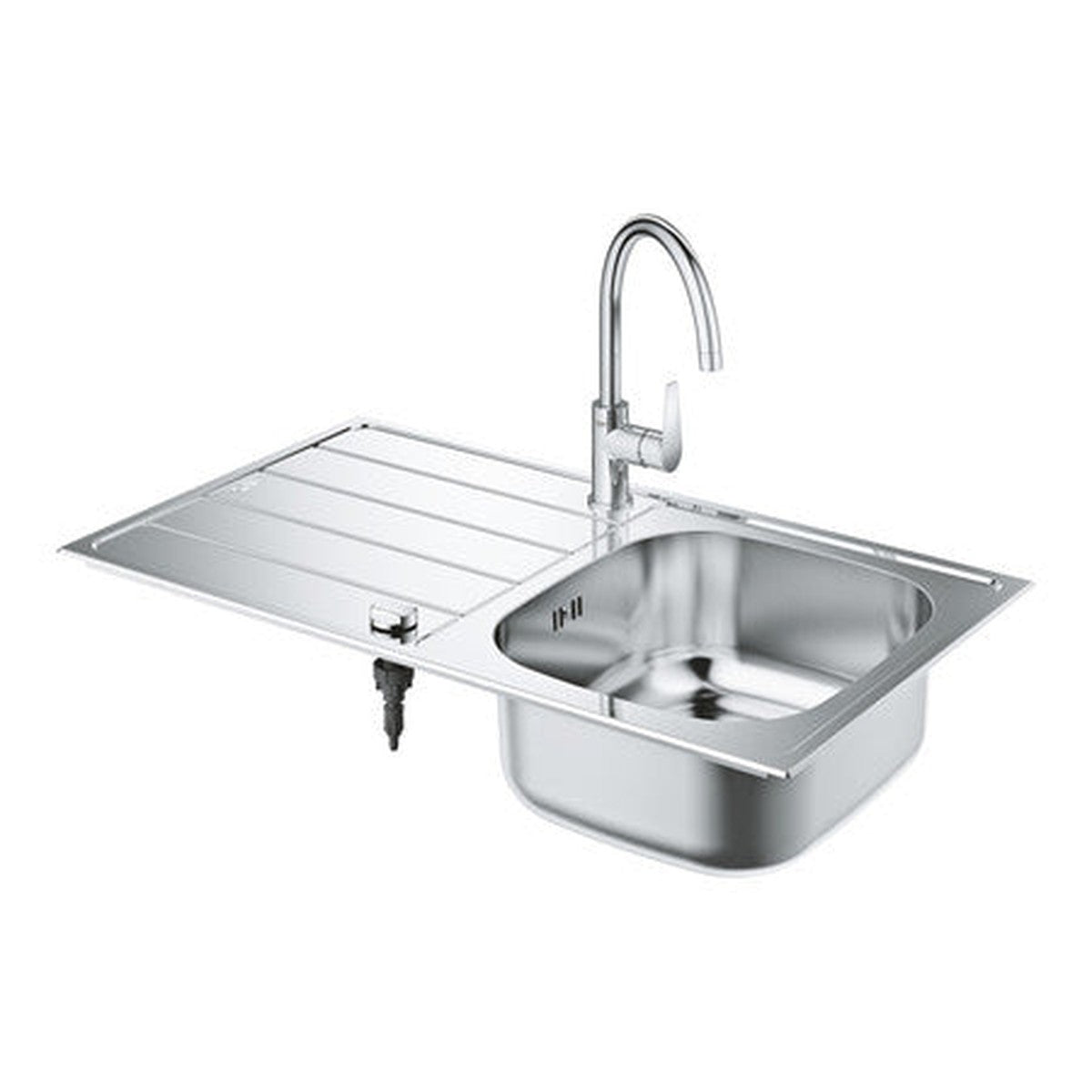 Grohe K200 eengreepsmengkraan voor spoelbak, verchroomd StarLight