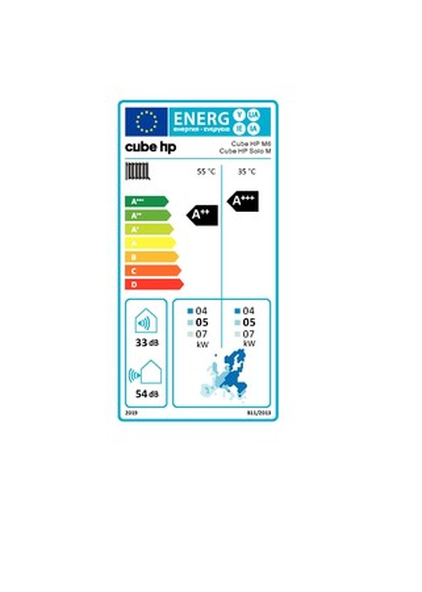 Cube HP Solo M 6 monobloc air/water heat pump 6.7 kW single-phase