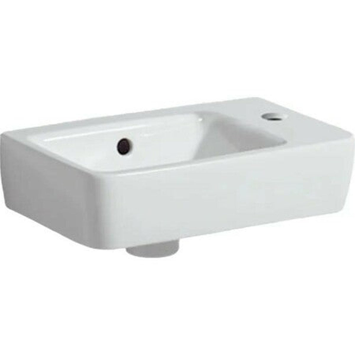 Lavabo Geberit Selnova 40x25 cm avec trou robinet à droite
