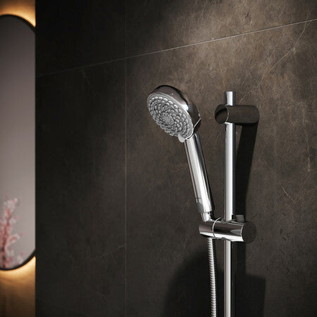 Aqualisa Quartz Touch recessed bathroom accessory