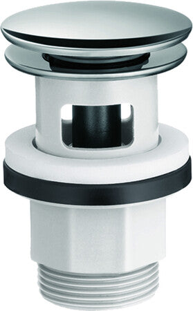 Hansgrohe push-open gootsteenstop chroom