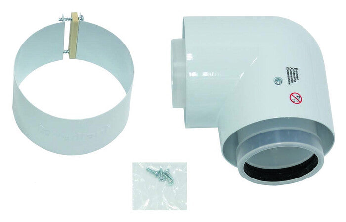 Coude 90° concentrique Bulex D80/125