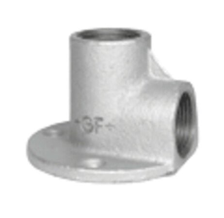 Eenvoudige muurplaat Galva 1/2"