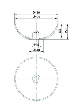Van Marcke Collection Java Marmeren opzetwastafel wit