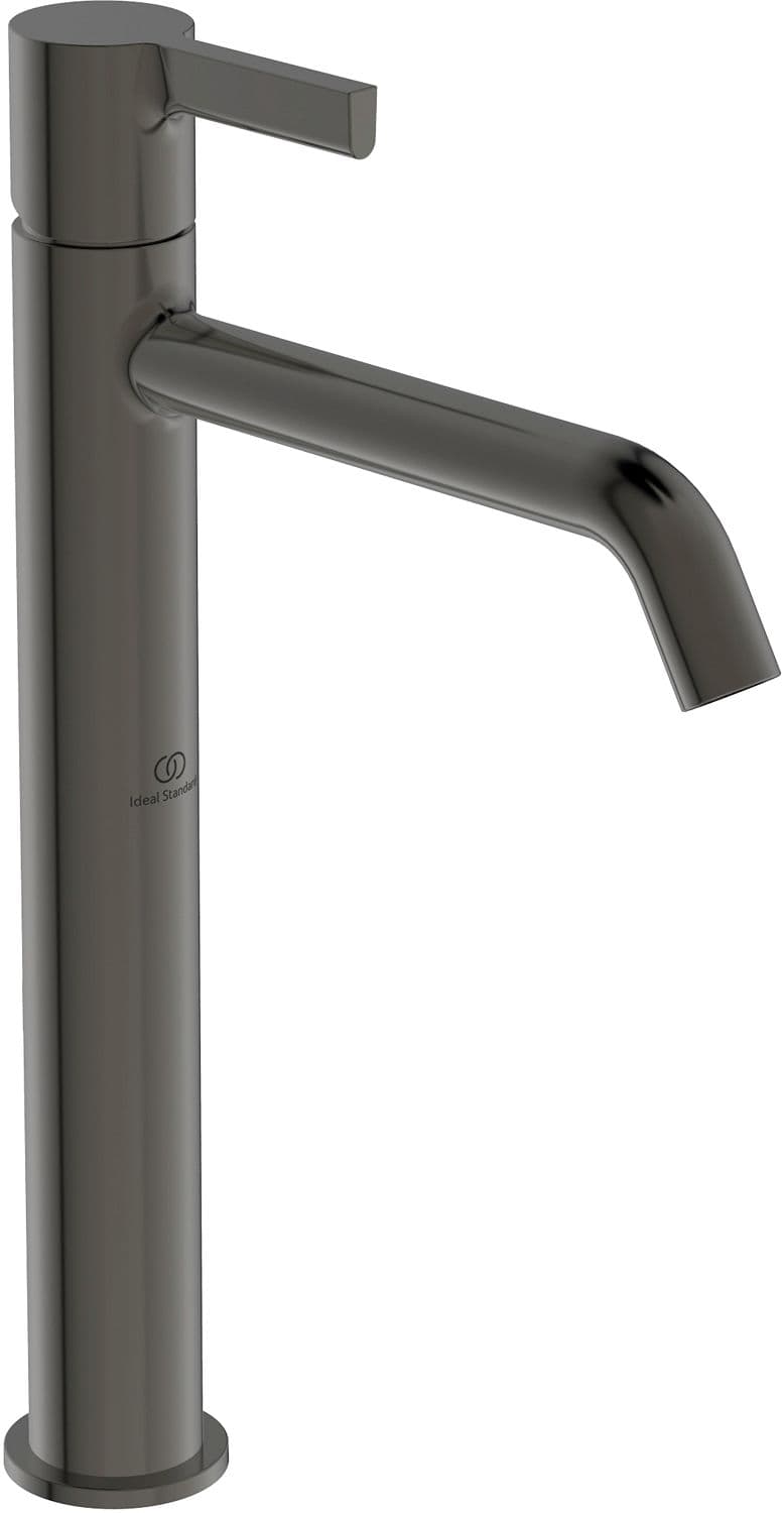 MITIGEUR LAVABO JOY IDEAL STANDARD HAUT SANS VIDAGE AUTOMATIQUE BRUSHED GUN METAL