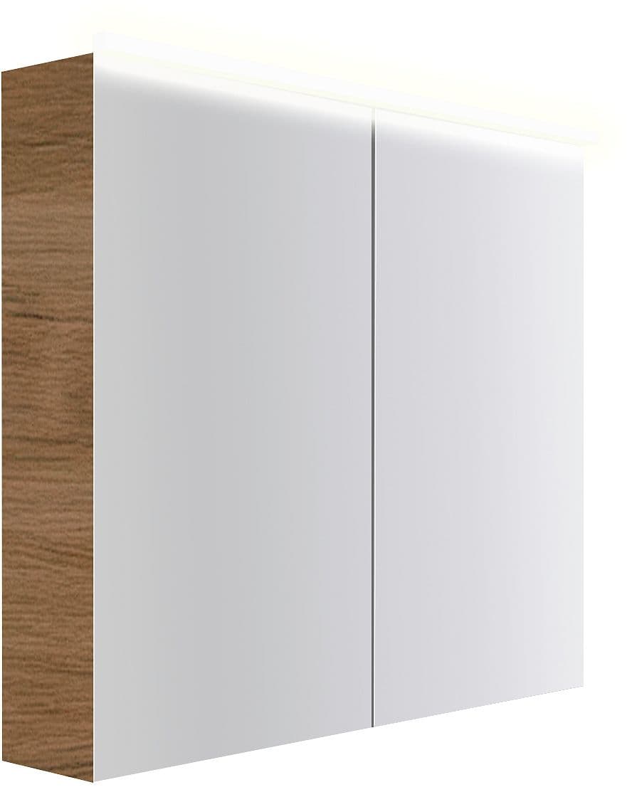 ARMOIRE TOILETTE COFFEE 2 PORTES 900MM 4250K CHENE DECOR CARAMELLE