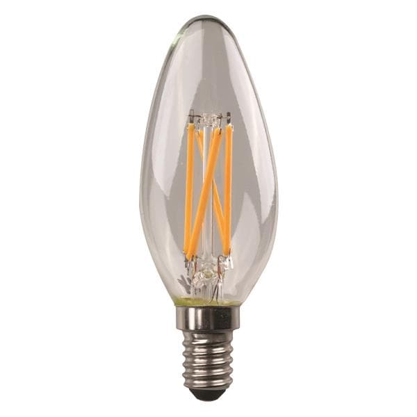 Lampe Led C37 crossed filament 4.5W E14 4000K 220 - 240V