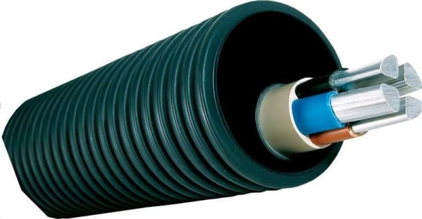 Tube de protection Noir diamètre 110mm rouleau de 6m