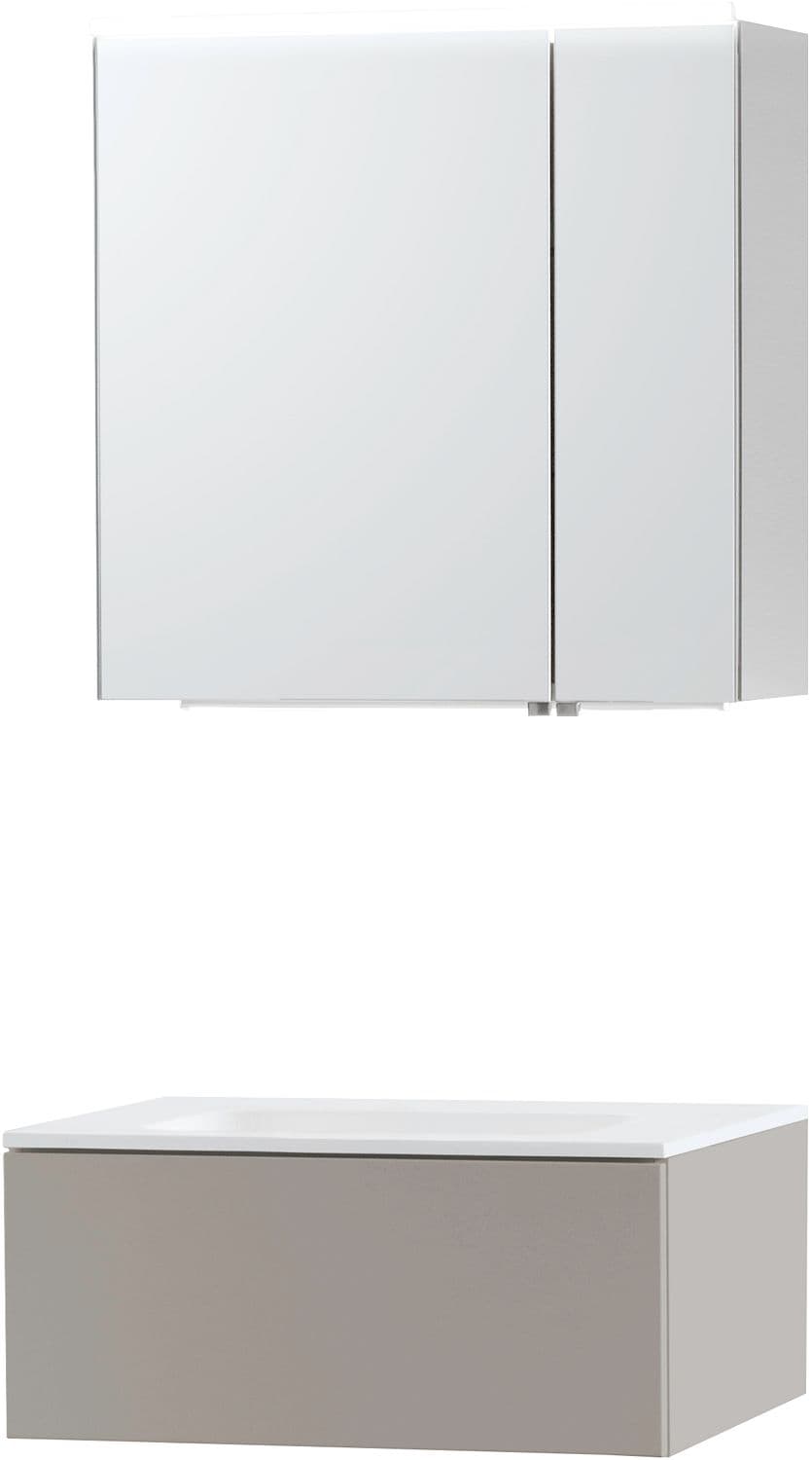MEUBLE PURO SOLO GRIS 70 1 TIROIR SOLID MOLTO ARMOIRE TOILLETTE