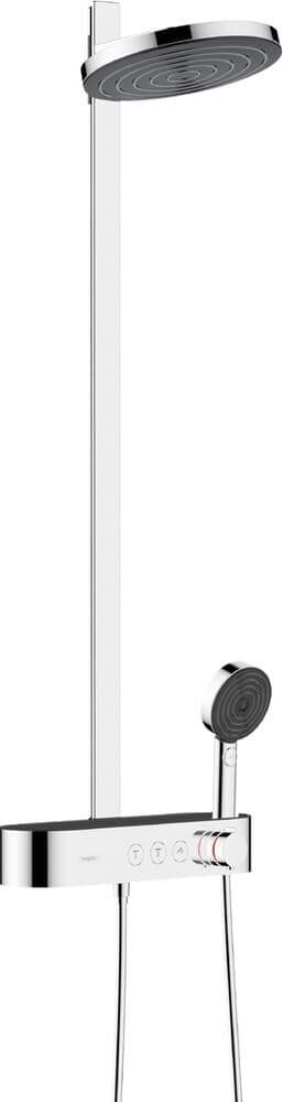 Hansgrohe Pulsify S Showerpipe 260 2 jet thermostatique avec ShowerTablet Select 400 chromé
