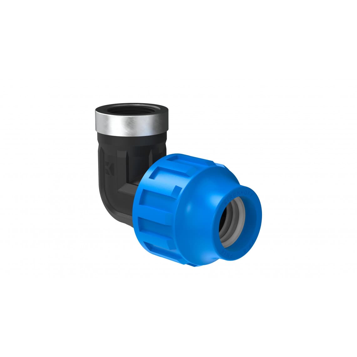 984846217 PP coude 90°, 25 mm x 3/4" F, raccord à serrer pour PEHD/socarex
