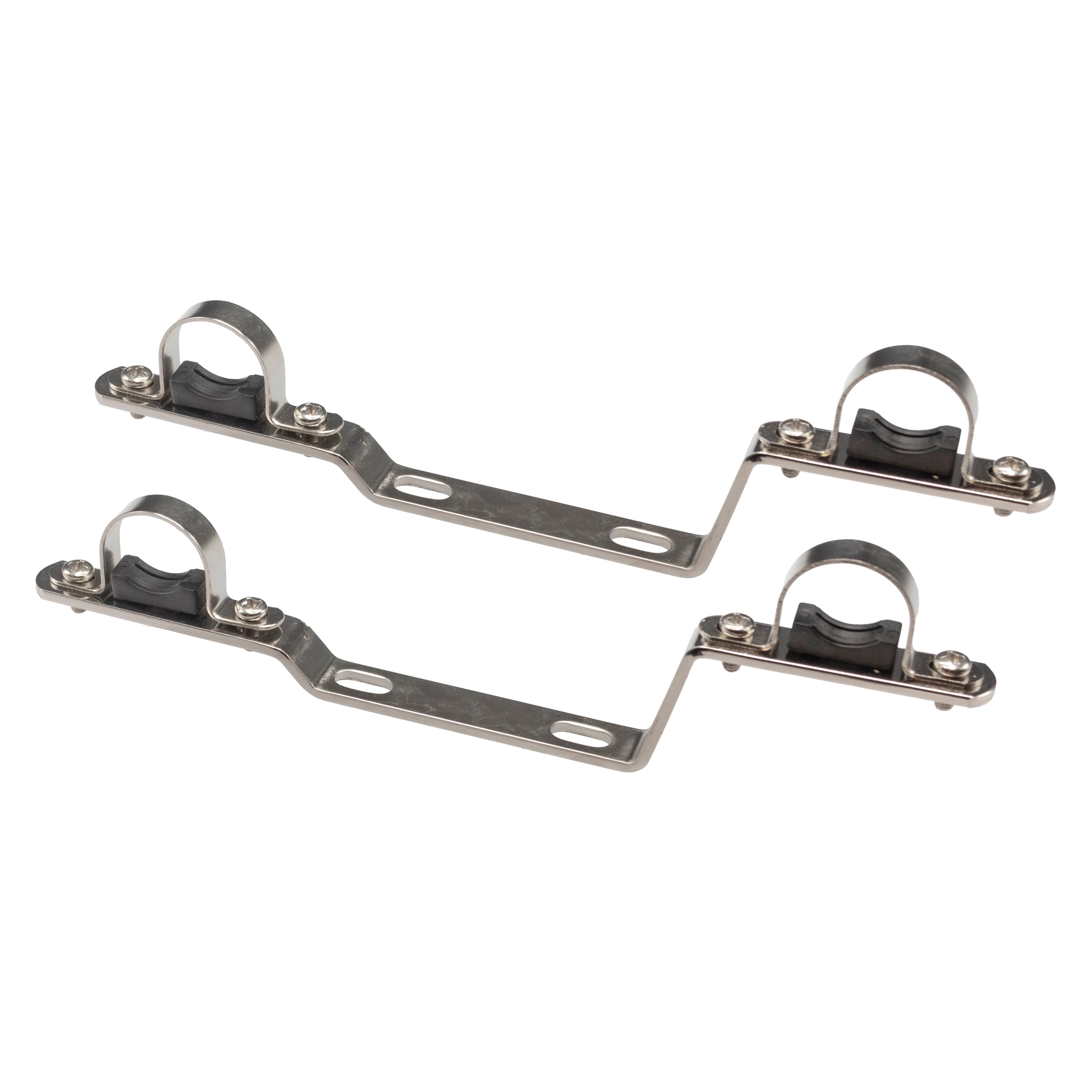 "FIXATION DOUBLE POUR COLLECTEUR À VANNE 1"" 2PCS/SET"