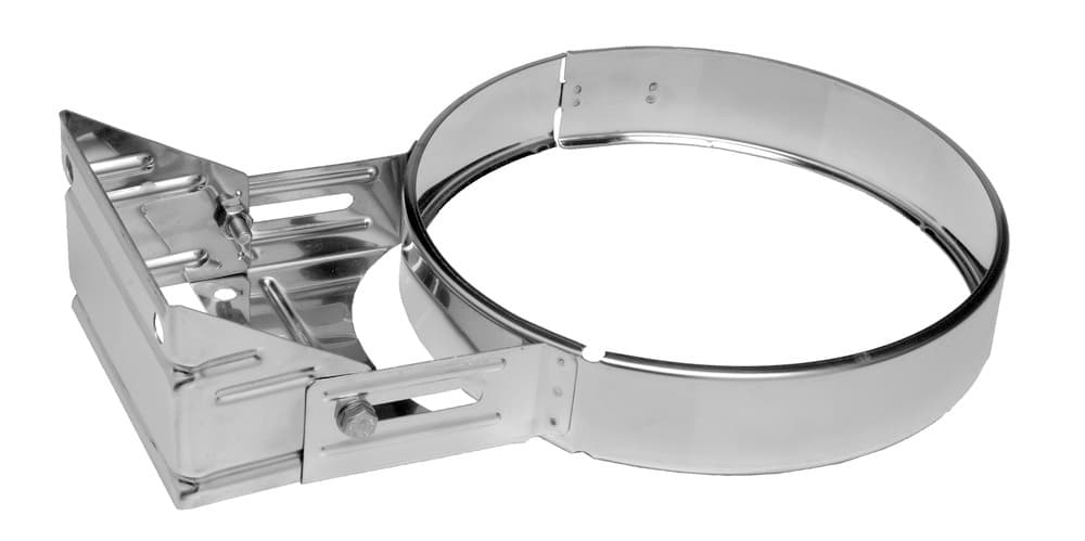 Dinak DW 083 collier mural réglable 70-120mm D130 inox 304