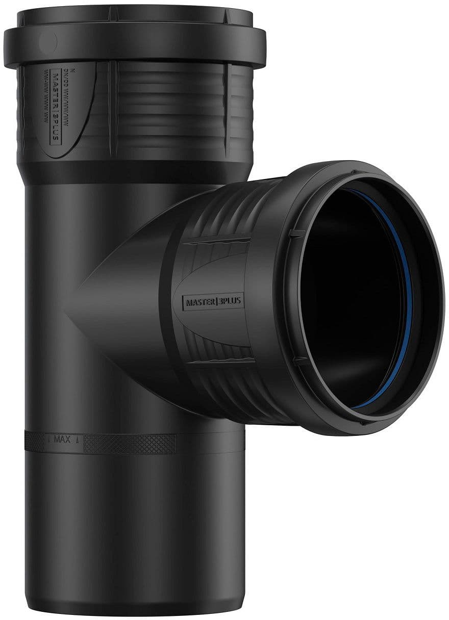 T PP 90°MF 125-110MM NOIR
