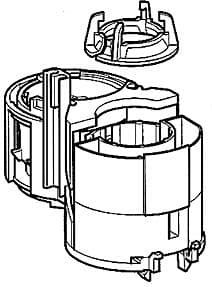 MECANISME A LEVER PNEUMATIQUE CLOCHE GEBERIT
