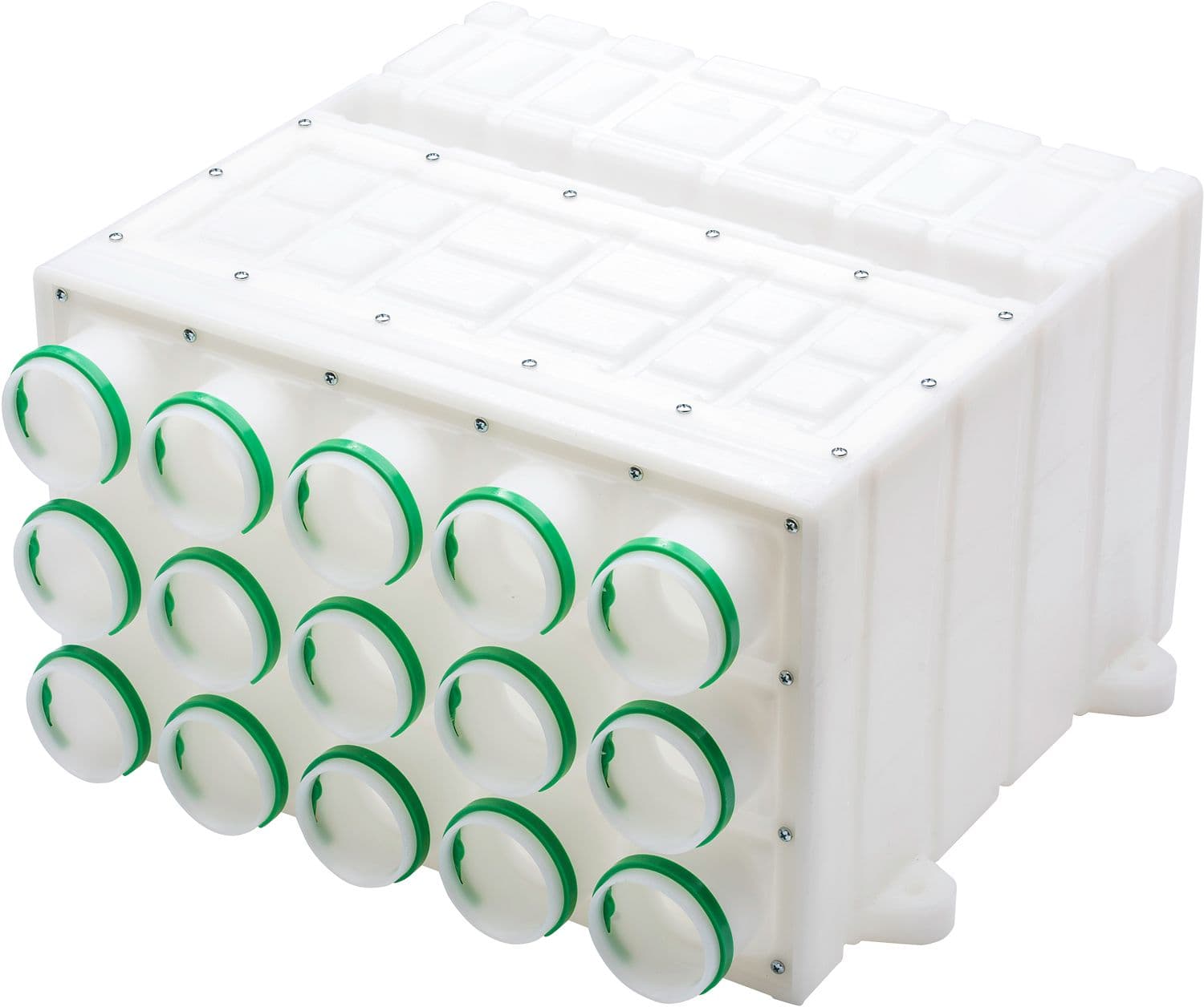 CAISSON COLLECTEUR POUR GAINES D'AIR POUR BETON VASCO 15X75MM