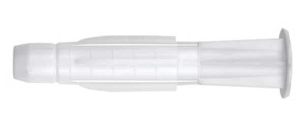 Cheville universelle Blanche diamètre 8mm longueur 51mm avec collerette