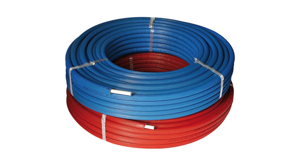 Henco RIXc tube pré-isolé D16 mm ISO 13mm paroi 2 mm longeur 50 m rouge