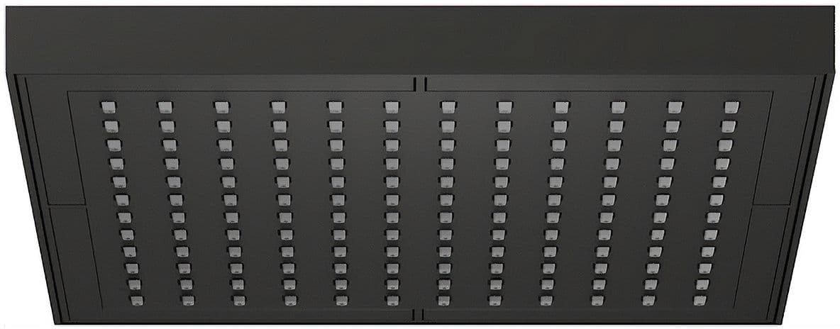 DOUCHE DE TETE NOBILI 200X200MM SANS BRAS NOIR MAT