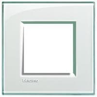 LivingLight - plaque rectangulaire 2 modules Aquamarine