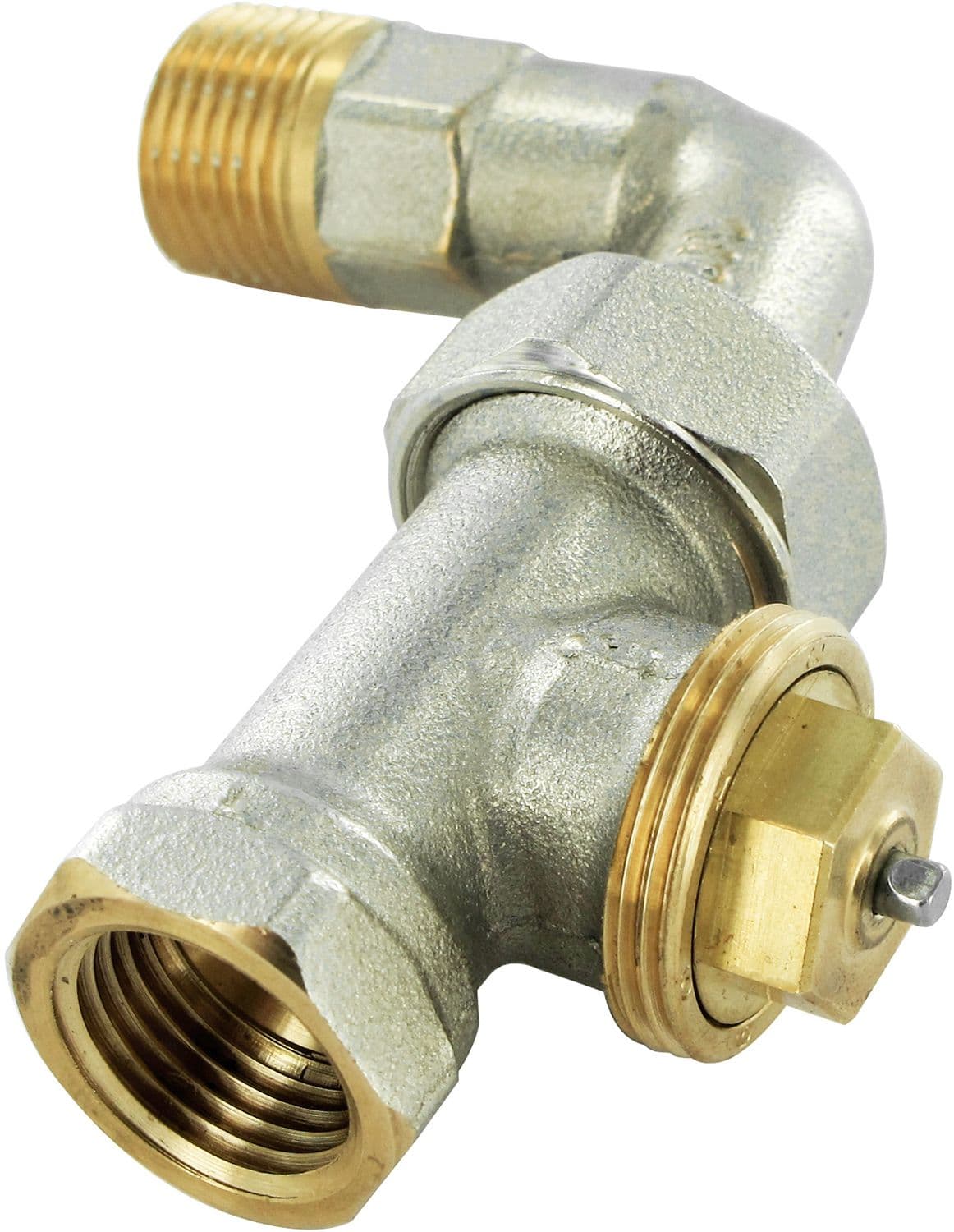 VANNE RADIATEUR THERMOSTATIQUE+COURBE COMAP DROIT 1/2"-M28
