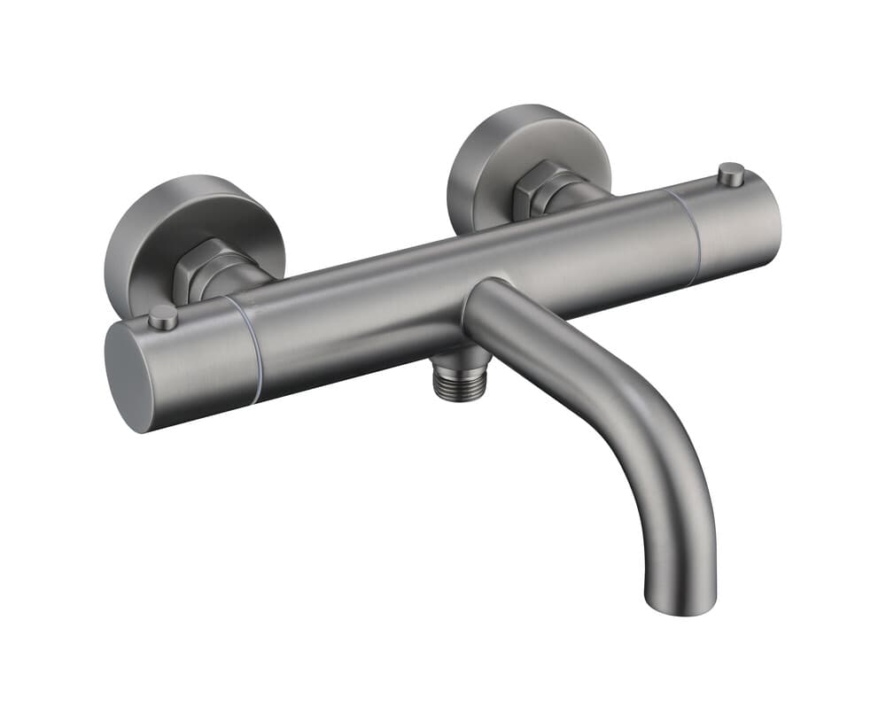 Van Marcke Lana mitigeur bain/douche thermostatique gun metal brossé