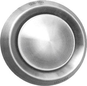 BOUCHE D'EXTRACTION SUB INOX 100MM